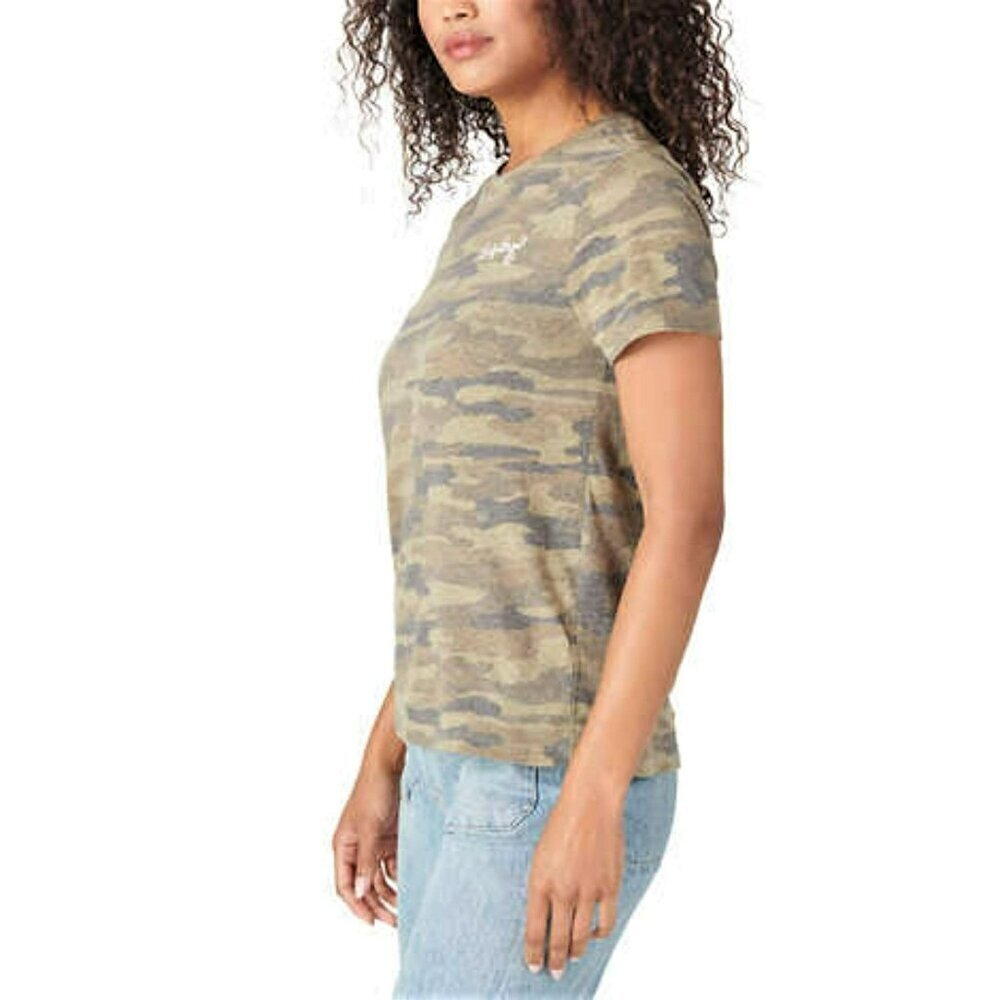 NWT Lucky Brand Super Soft Tee Camo' Graphic Print T-Shirt - Picture 2 of 6